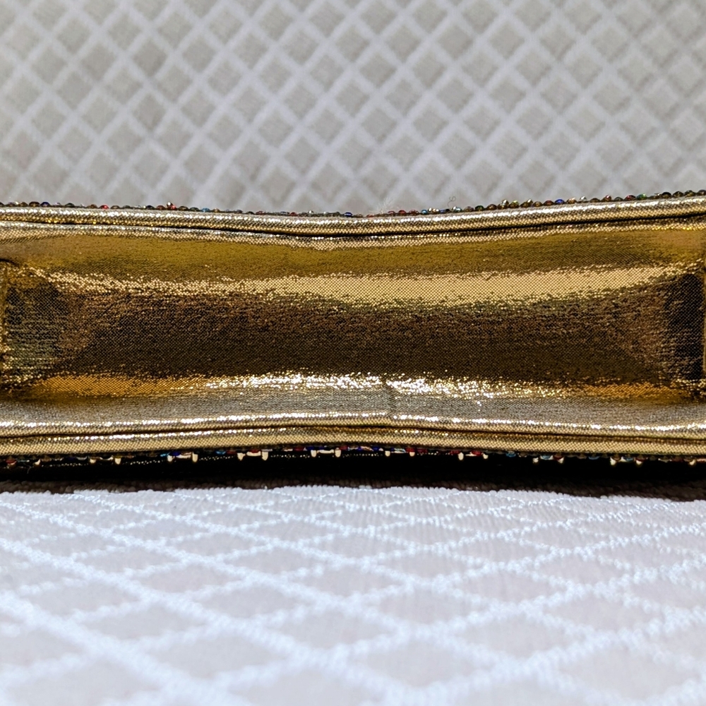 Elegant Multicolor Rhinestone Handbag - Picture 9 of 13